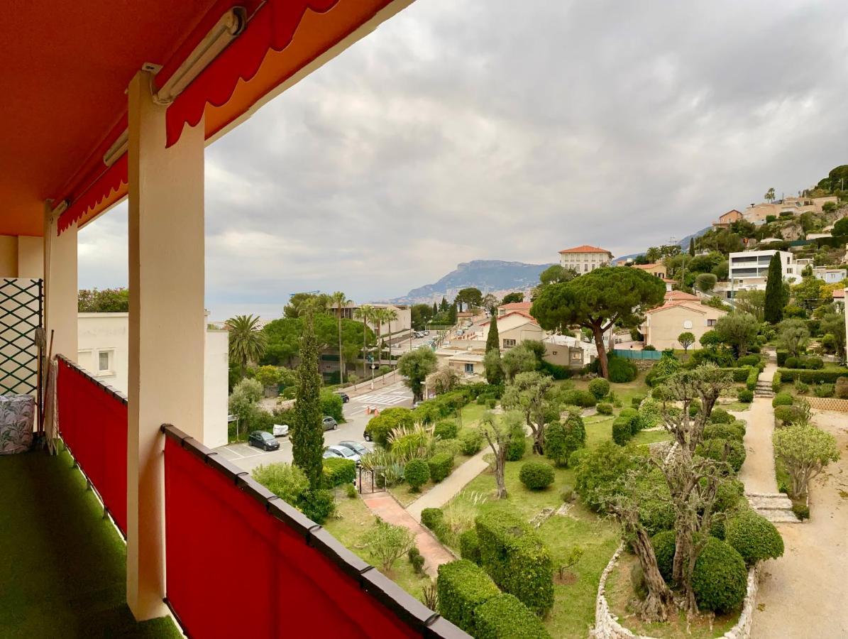 Charmant 2 Pièces Vue sur Mer et MONTE-CARLO à ROQUEBRUNE CAP MARTIN Esterno foto