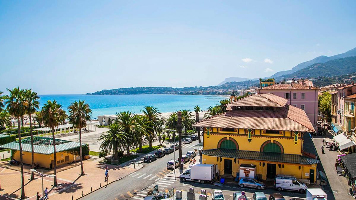 Charmant 2 Pièces Vue sur Mer et MONTE-CARLO à ROQUEBRUNE CAP MARTIN Esterno foto