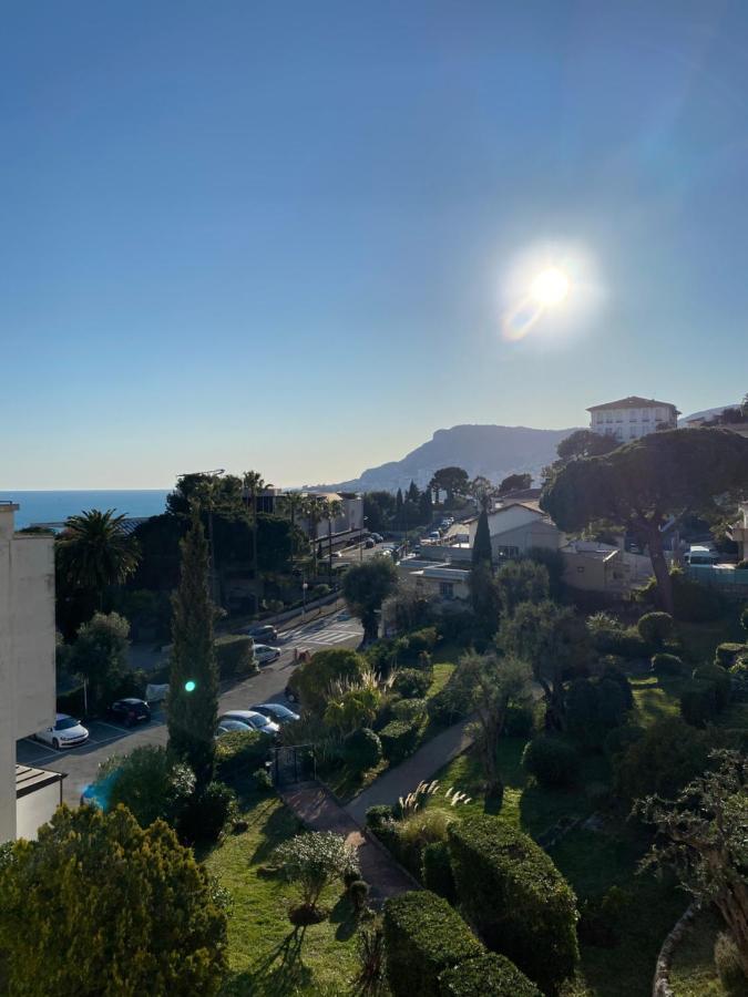 Charmant 2 Pièces Vue sur Mer et MONTE-CARLO à ROQUEBRUNE CAP MARTIN Esterno foto