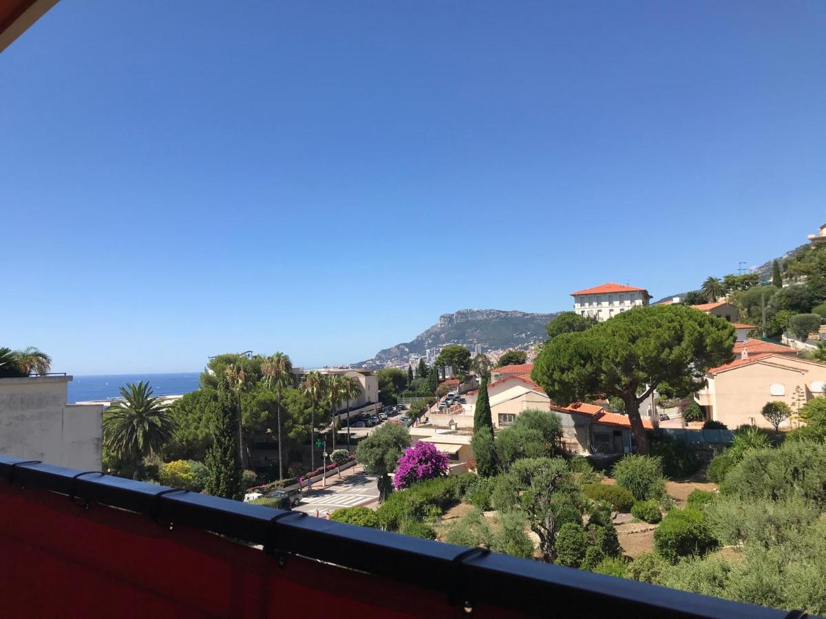 Charmant 2 Pièces Vue sur Mer et MONTE-CARLO à ROQUEBRUNE CAP MARTIN Esterno foto