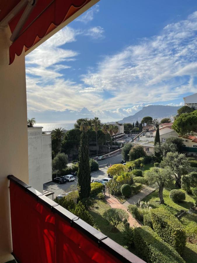 Charmant 2 Pièces Vue sur Mer et MONTE-CARLO à ROQUEBRUNE CAP MARTIN Esterno foto