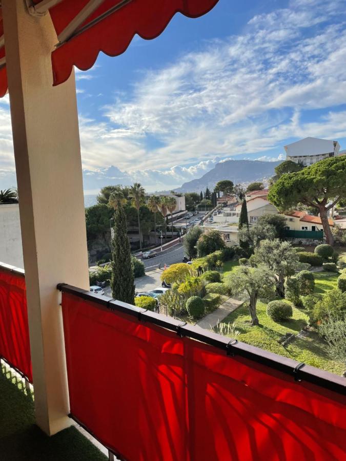 Charmant 2 Pièces Vue sur Mer et MONTE-CARLO à ROQUEBRUNE CAP MARTIN Esterno foto