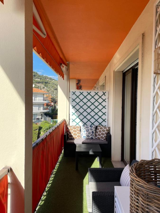 Charmant 2 Pièces Vue sur Mer et MONTE-CARLO à ROQUEBRUNE CAP MARTIN Esterno foto